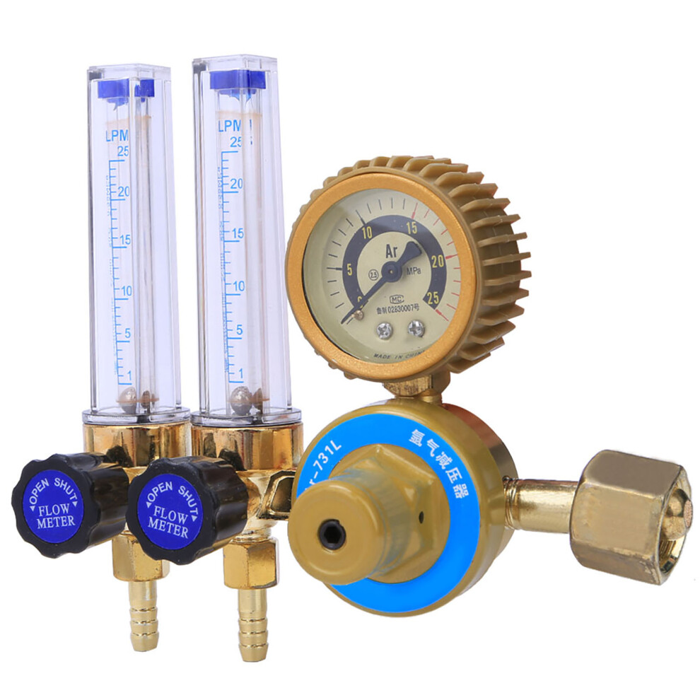 Double Gauge Argon Gas Regulator 0.25MPa