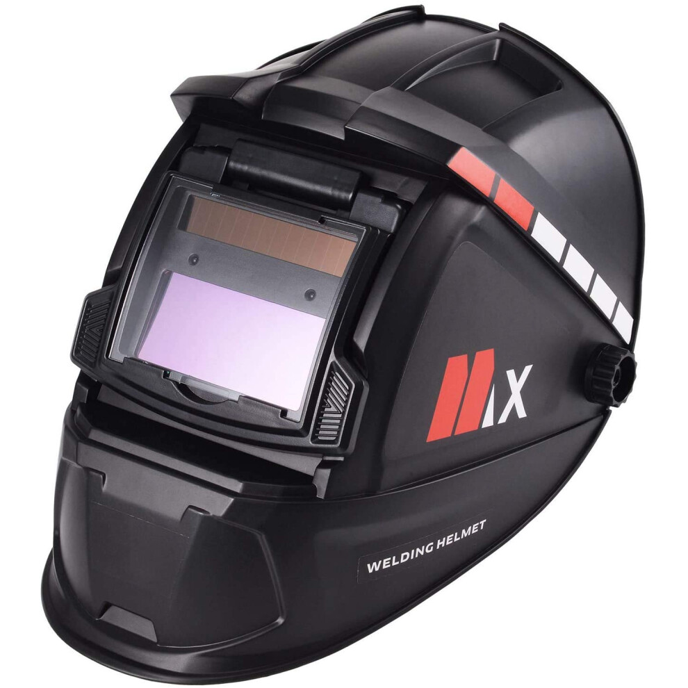 Auto Darkening Welding Helmet Solar Powered Mask With Adjustable Shade 913 Flip Lens Uv Ir Protection 9351714464956