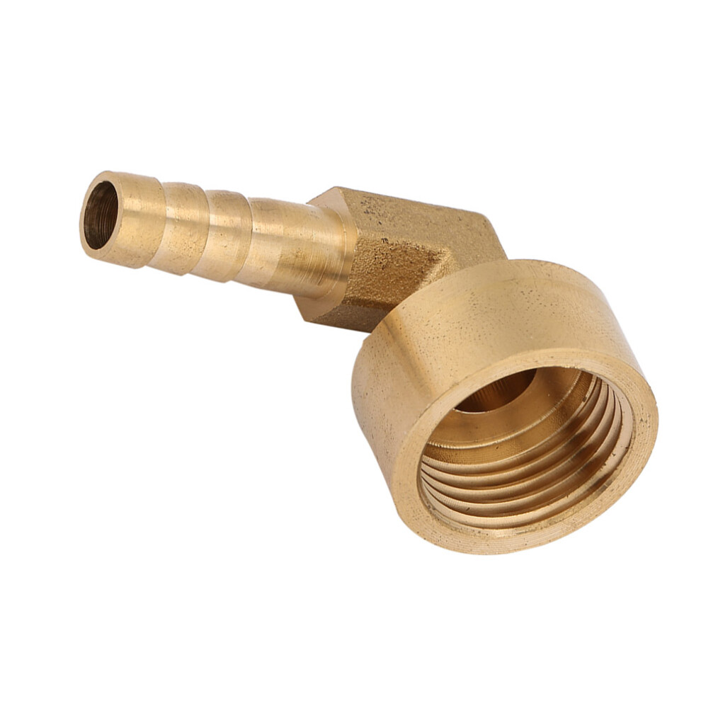 G1/2 Brass Female Thread Elbow Hose Barb Fitting 8Mm Connector For Water Supply 4691393632013