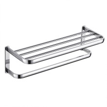 Bathroom Towel Rail 56.5cm Chrome Towel Bar RustResistant Brass Wall Mounted Easy Installation