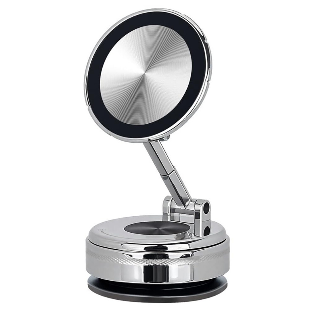 Magnetic Car Phone Holder For Nissan Gtr Nismo 2015Â2025 Coupe, Vacuum Suction Stable 720 Rotating Mount Silver 9771547841920