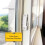 White Window Sash Lock 21/4 Inch Hole Spacing, Durable Low Profile Replacement Sweep Lock 5