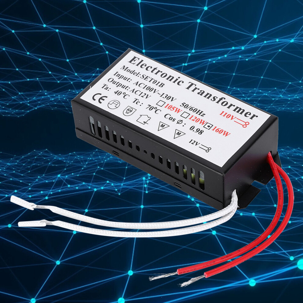 110V-12V Electronic Transformer 160W 9X4.5x2.5cm 9371393632521