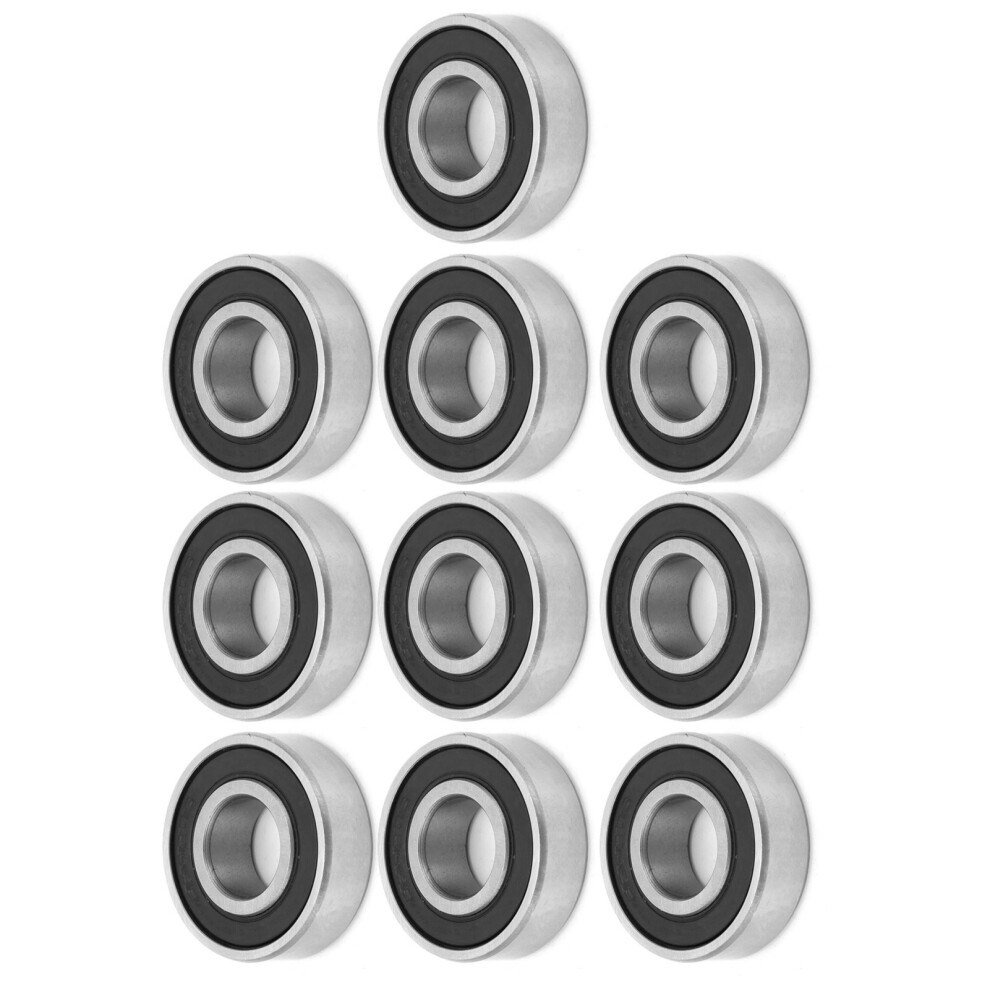 Australia Ready Deep Groove Ball Bearing 6202-Rs Steel 15Mm 10 Pack Black 3361393632696