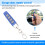 433MHz RF Remote Control Compact Wireless Duplicator for Garage Doors Gates Systems Universal Compatibility Easy Setup D 6