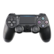 (black) Hand Ps4 Shanks Six Axis Dual Vibration Bluetooth Levers Wireless Operating