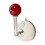 Waterproof Suction Handle for Closet-Red ball model 1 pac 1