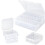 Boîte artisanale transparente pour organiser les bijoux, perles 1