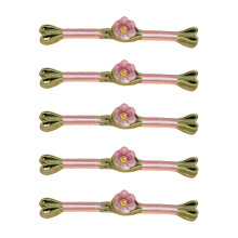5Pcs Chinese Knot Button Clothing Fasteners Flower-Model 1