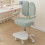 Chair Slipcovers Set Polyester Fabric Spillproof-Dark green 3