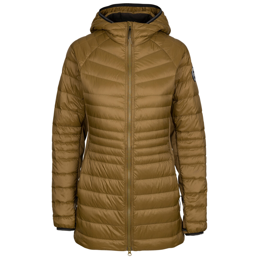 Trespass (18, Dark Olive) Womens Down Jacket With Hood Hub - Image 3