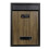 Wall Mounted Mailbox with Keyless Combination Lock, Rust Proof Steel, Modern Gray Outdoor Post Box 1