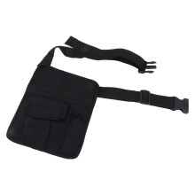 Waiter Belt Bag Adjustable Canvas Server Waist Pouch with MultiPocket Organization for Bartenders