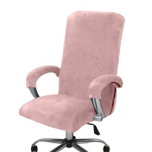 Contemporary Fleeces Fabric Seat Cover Office Home-Pink L