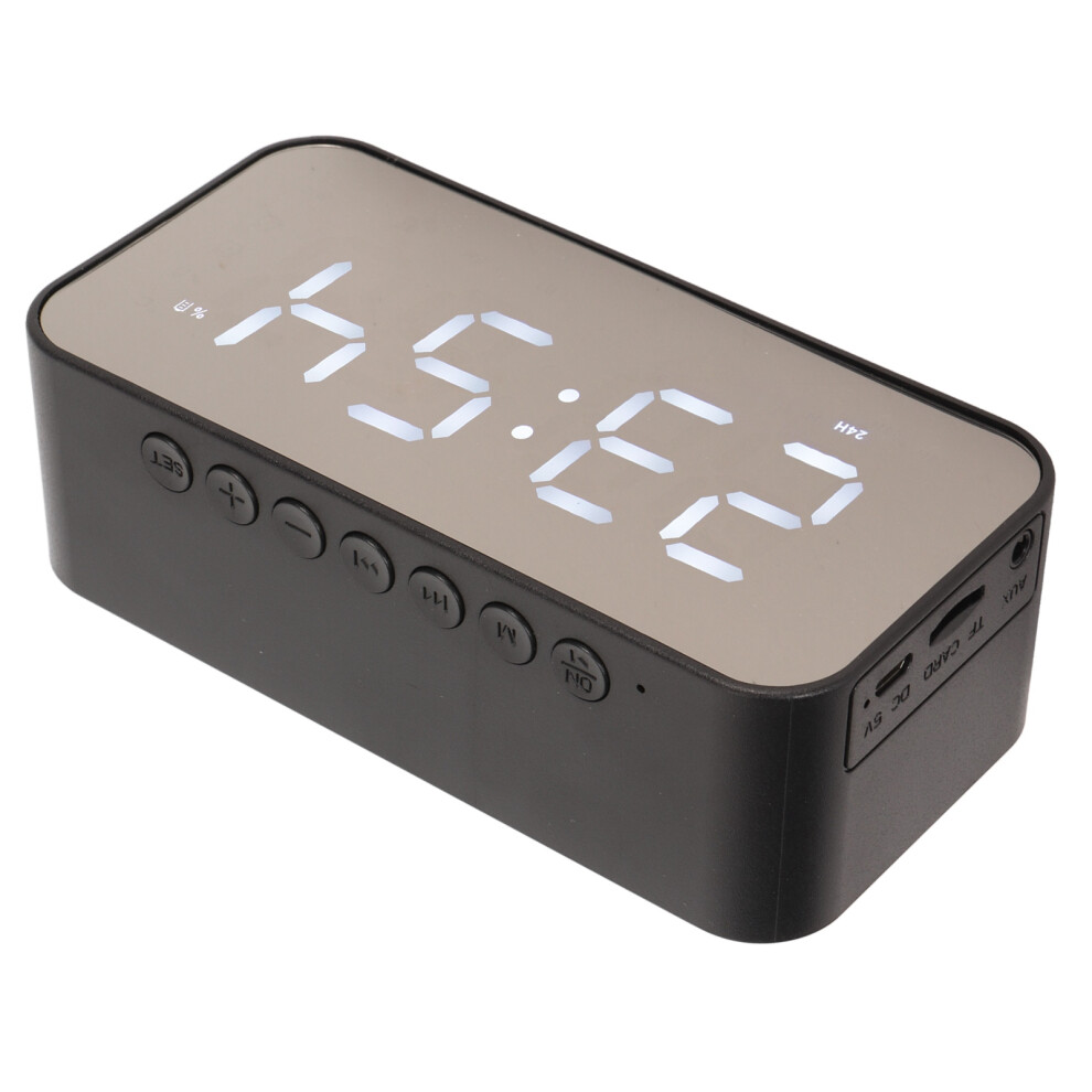 Wireless Speaker 1200Mah 512Gb Alarm Clock Black 8481393632634