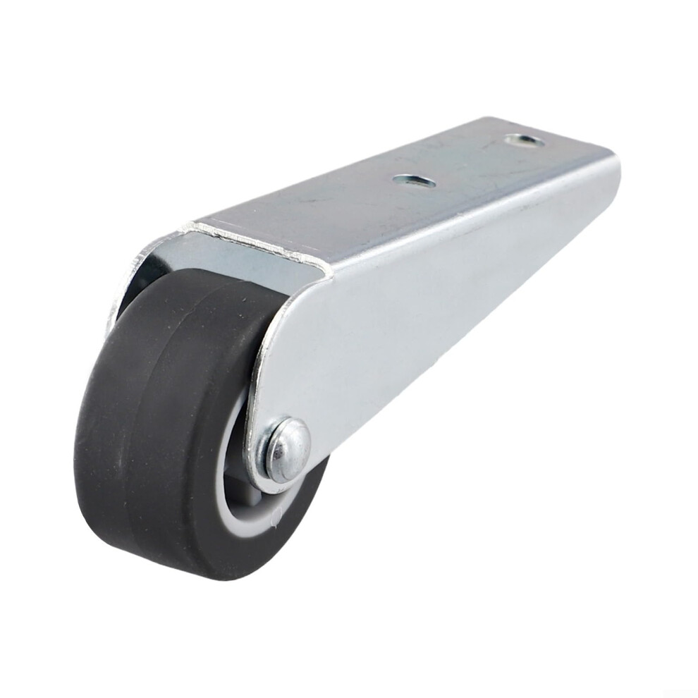 1.6 Inch Tpe Rubber Swivel Caster Wheel For Furniture, Smooth Quiet Rolling Replacement For Indoor Use 9351714465526