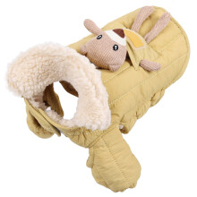 Pet Winter Jackets 2 Leg Design Vibrancy Color Cotton-Yellow M