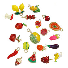 Décorations de fruits miniatures en alliage, accessoire de-20