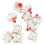 10Pcs Plastic For  Red 3 Pin MX RGB Mechanical  Keyboard Replacement 4