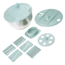 Salad Vegetable Dryer with 2 Layer Design Dishwasher-Silver