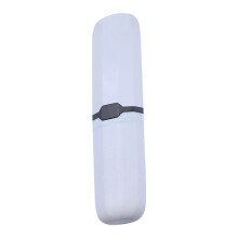 Durable Travel Toothbrush Holder Double Cup For Outdoor-White