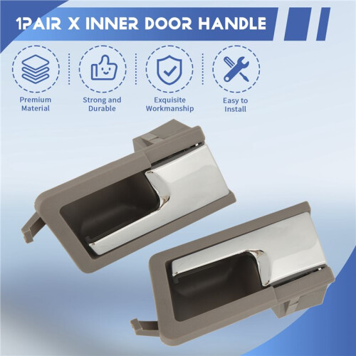 Car Interior Chrome Left/Right Inner Door Handle Replacement for  T4 1990-2003 Car Accessories 2