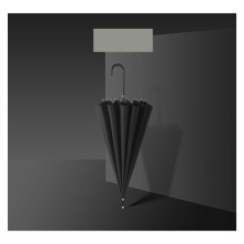 Windproof Travel Umbrella for Men and Women, Durable 16Bone Design with NonSlip Rubber Handle