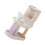 Reusable Travel Toothbrush Cup  With Detachable Stand For-White 1