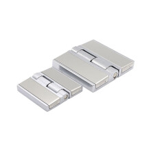 Zinc Alloy Short Arm Cabinet Concealed Hinge XK41860, Constant Torque Heavy Duty Strength 1Pcs