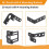 Upgrade BL- Touch V3.2 Auto Bed Leveling Sensor with 4 Brackets BL - Touch Kit for 8 or 32 Bit Motherboard 7