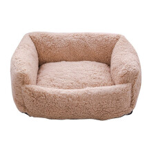Dog Puppy Thicken Bed Detachable Thick Cover Sofa for-apricot M