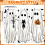 Halloween Window Decal Haunted Ghostly Design Removable Static 2