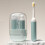 Ergonomic Single Toothbrush Cup With NonSlip Base For Sink-Blue 7
