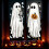 Halloween Window Decal Haunted Ghostly Design Removable Static 5