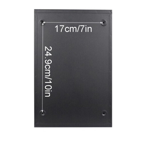 Wall Mounted Mailbox with Keyless Combination Lock, Rust Proof Steel, Modern Gray Outdoor Post Box 2