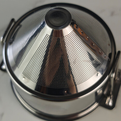 Double Net Coffee Filter Rustproof Steel Pliable Compact Design 1