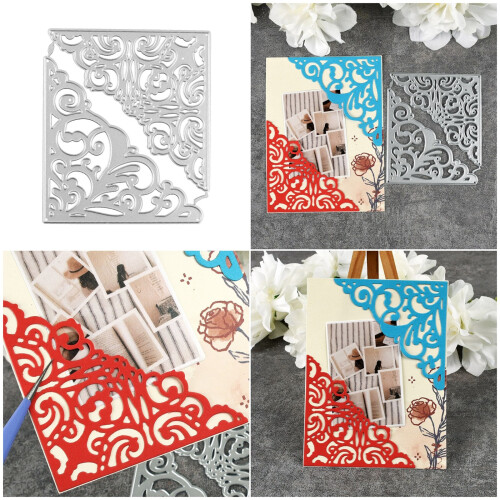 Triangular Die Cut Decorative Embossing Paper Die for Card 1