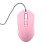 LED Mouse Type-C Pink Compact Silent USB Wired 2