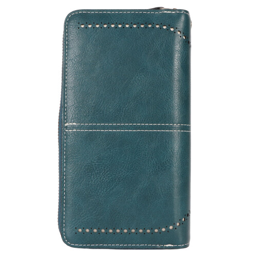 PeacockBlue RFID-DoubleSnap LargeCap 19.3x11x3.7cm 2