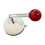Rotating Mount Wall Hook Removable-Red ball model 1 pac 1