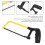 Small Stainless Steel Hacksaw Frame - Compact Tool 1