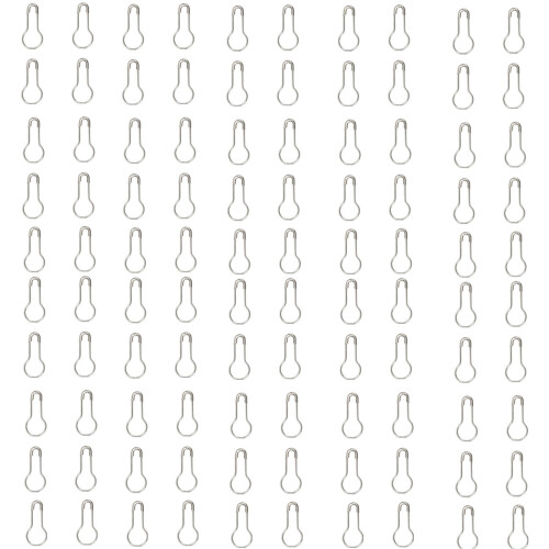 1000Pcs Multipurpose Safety Pin Garment Label Fastener-silver