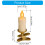 Long Service Plastic Metal Christmas Candle-5pcs black 6