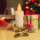 Long Service Plastic Metal Christmas Candle-5pcs black 7