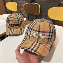 Plaid British Wind Hat Casual Out Of The Street Retro Plaid Baseball Cap Casual Cap Literary Street Duck Tongue Cap