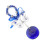Turkish Blue Evil Eye Amulet 12.5x9.5 cm 8