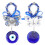 Turkish Blue Evil Eye Amulet 12.5x9.5 cm 12