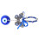 Turkish Blue Evil Eye Amulet 12.5x9.5 cm 16