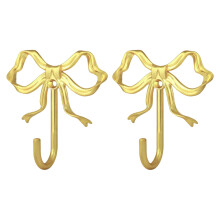 Duurzame metalen strikdeurhaak met elegante afwerking,-Goud
