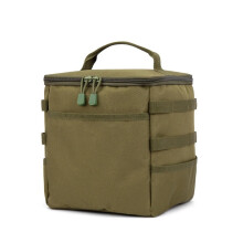 Outdoor Camping Gear Bag 11L Army Green Tactical Utility Pouch with WaterResistant Protection